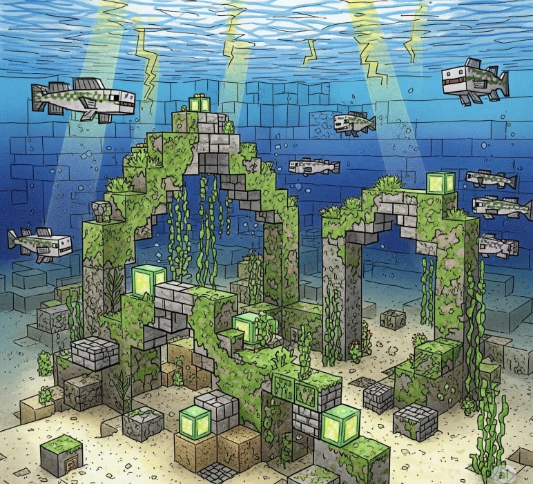 Building Blocks Ocean Ruins