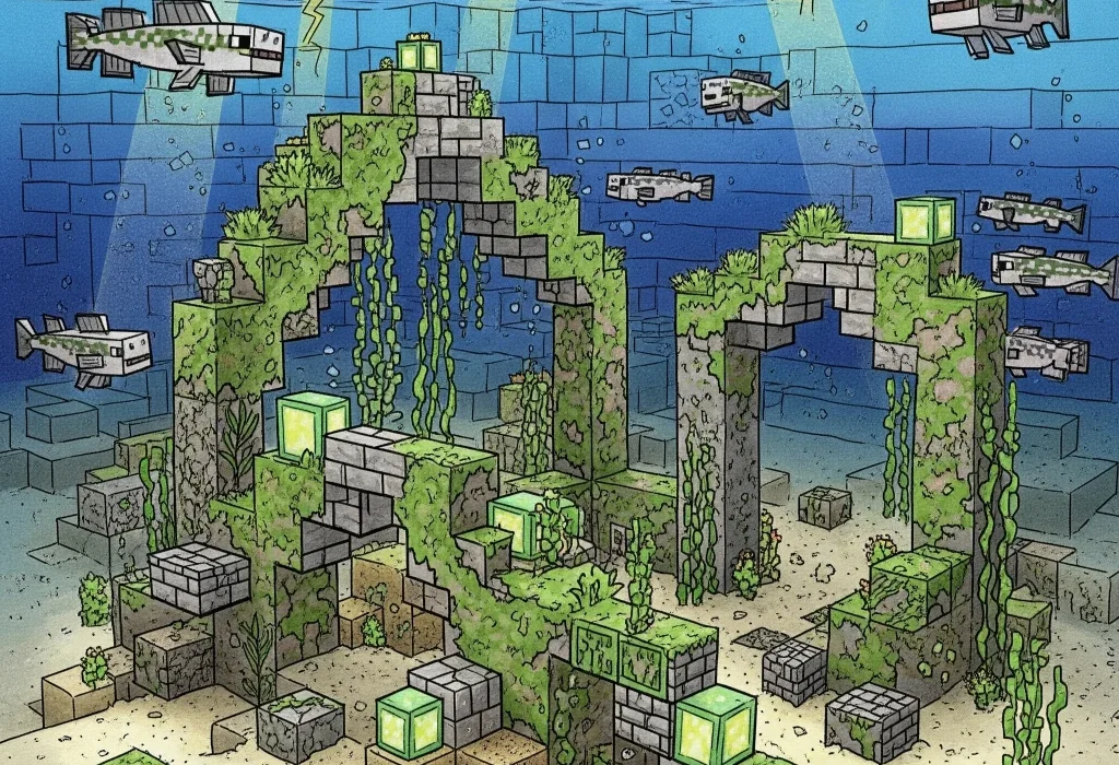 Building Blocks Ocean Ruins