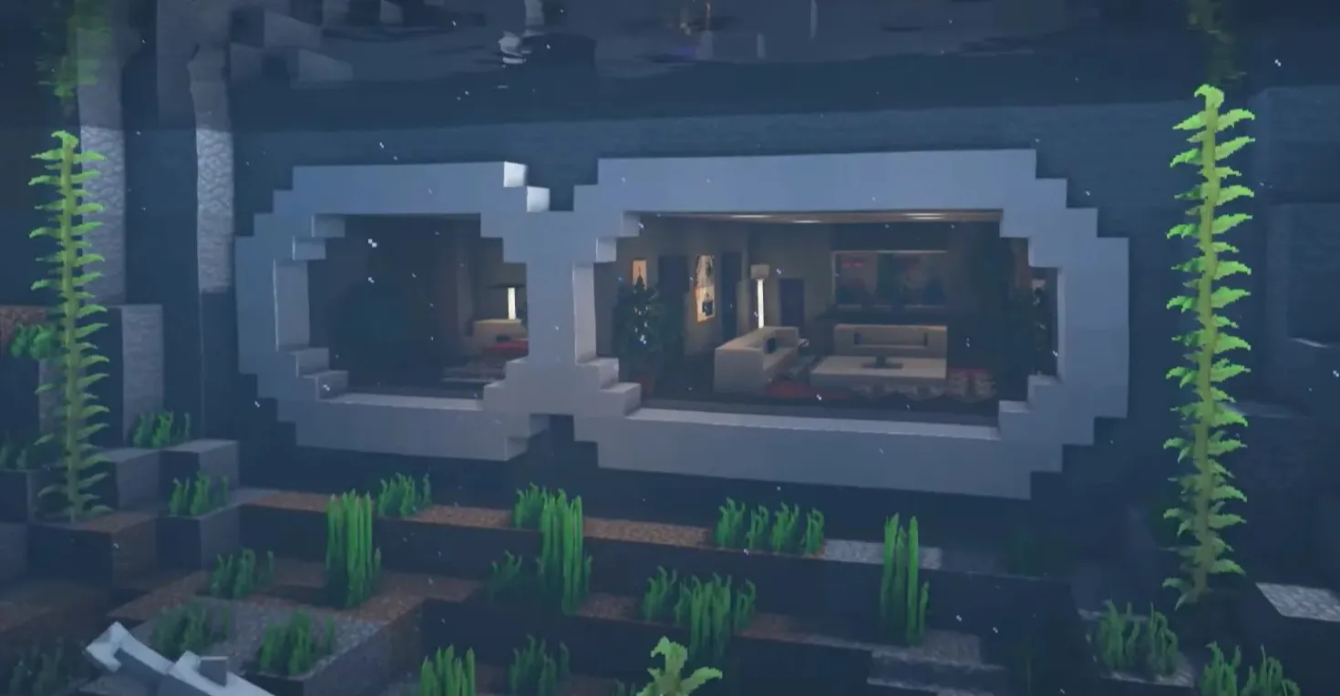 Minecraft Underwater House
