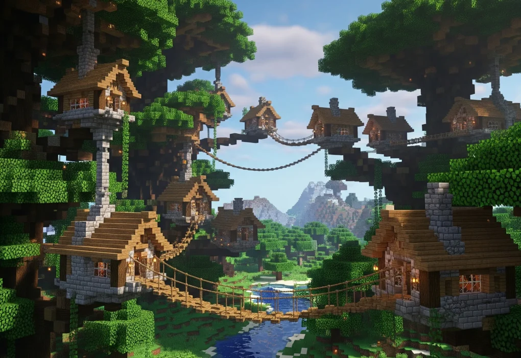 Minecraft orman evi