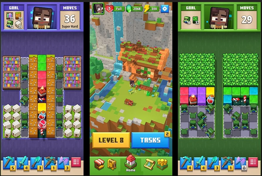 Minecraft Blast: Çıktı mı, nasıl indirilir? 3 Blast