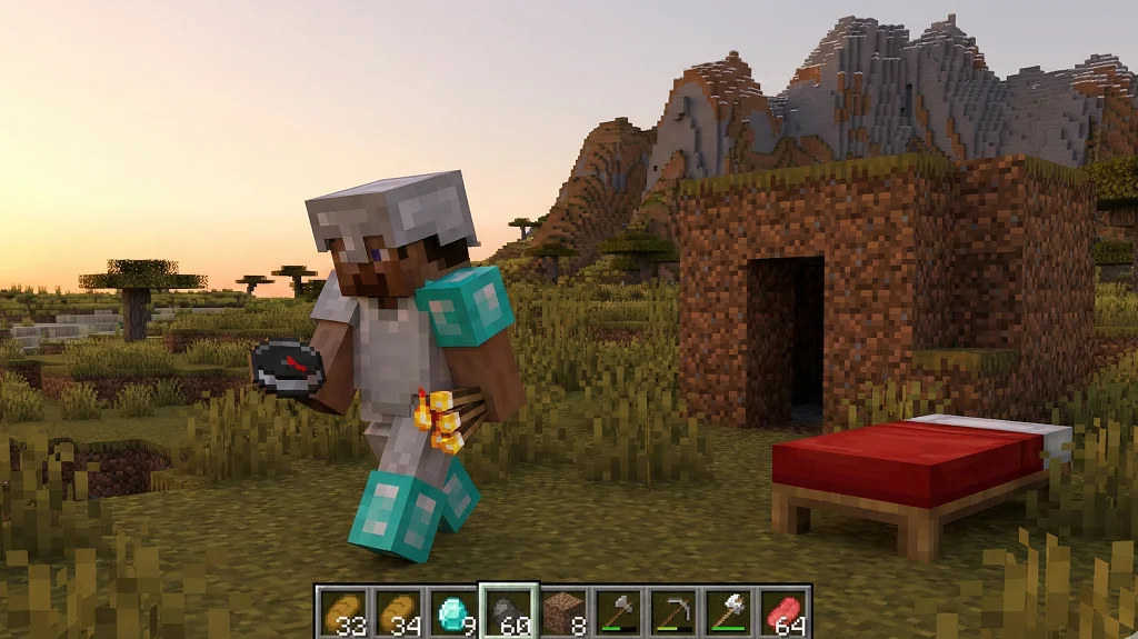 2026 için Aşırı Minecraft Hayatta Kalma Mücadeleleri (Mod Gerektirmez) 3 Göçebe