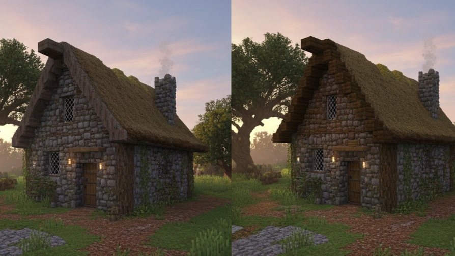 Minecraft Bina İpuçları: 15 Altın İpucu 3 Gerçek dünyadan ilham alınmış Minecraft evi