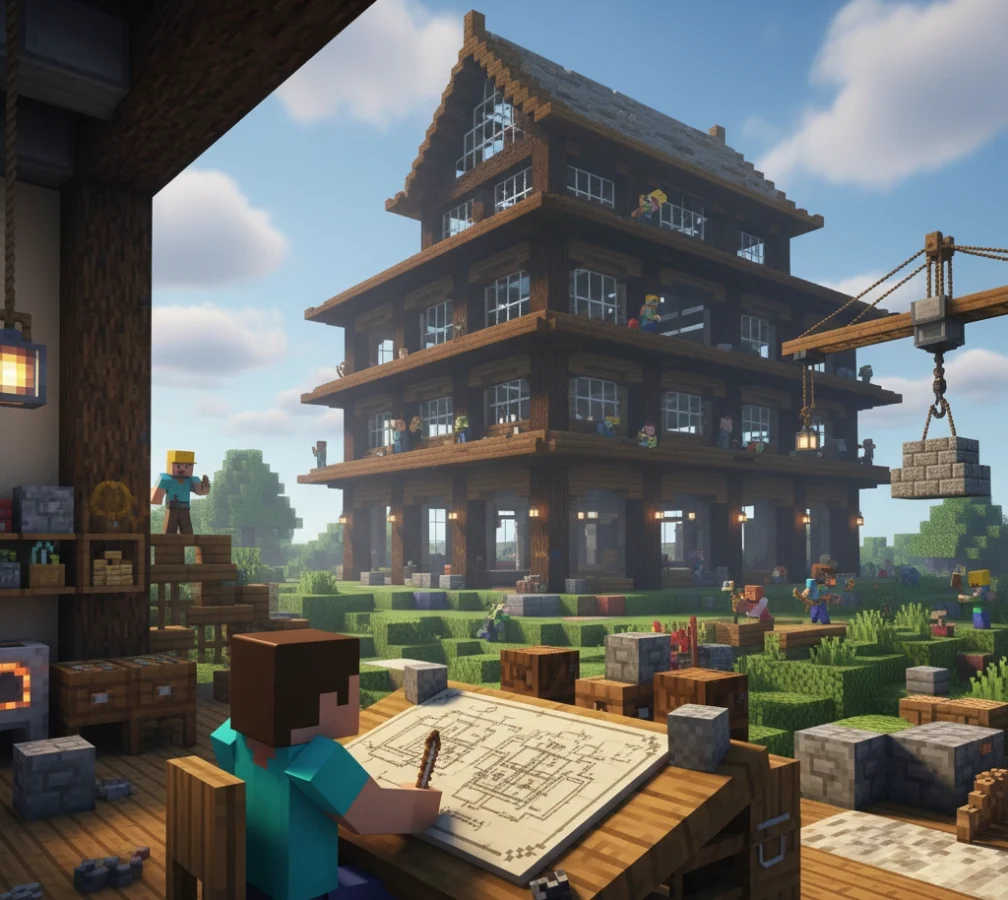 Minecraft Bina İpuçları: 15 Altın İpucu 16 Minecraft planlama