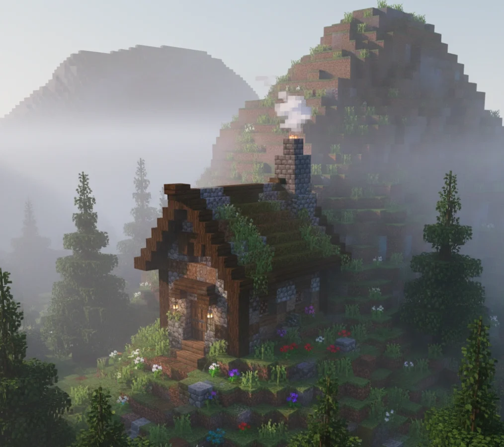 Minecraft Bina İpuçları: 15 Altın İpucu 7 Dağa yapılmış Minecraft evi
